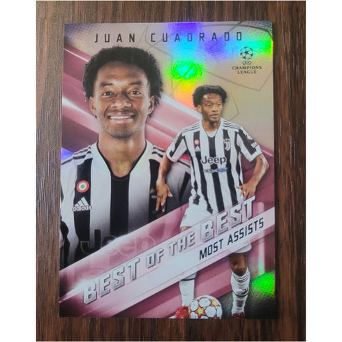 21/22 Topps UEFA Champions League Soccer Best Of The Best Juan Cuadrado