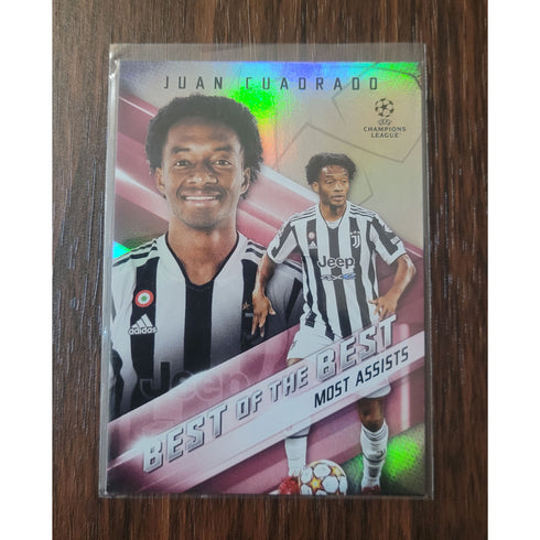 21/22 Topps UEFA Champions League Soccer Best Of The Best Juan Cuadrado