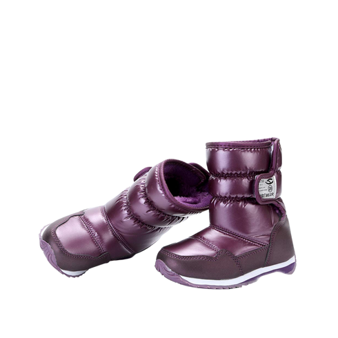 Vecjunia Boys Girls Kids Winter Snow Boots Anti-Slip Faux Fur Lined Shoes 12.5 US | 30EU | 11.5 UK - MGworld