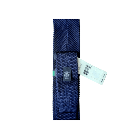 Tommy Hifiger Vintage Knitted Navy Necktie - MGworld
