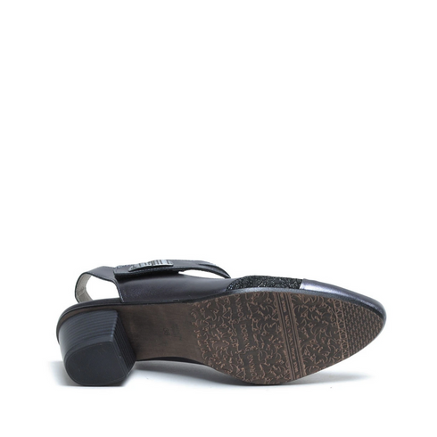 Dorking Triana Femme Talon Noir Combo Cuir/Suède