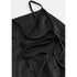 H&M Black Satin Slip Dress
