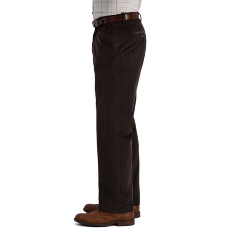 Haggar Men's Stretch Corduroy Pant Classic Fit