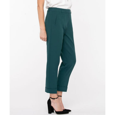 Ricki's Women's Green Slim Cuffed Ankle Pant