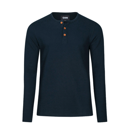 Warehouse One Henley Rib Knit Tee on Sale | MGworld