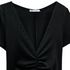Zara Draped Cocktail Dress TRF, Large, Black | on Sale