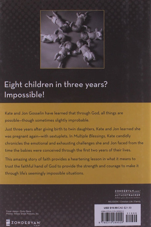 New York Times Bestseller - Multiple Blessings: Surviving to Thriving with Twins & Sextuplets, Paperback - MGworld