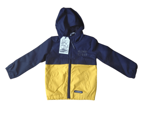 Moodstreet Raincoat Windbreaker Waterproof Hoodie, 98cm/2Y Front